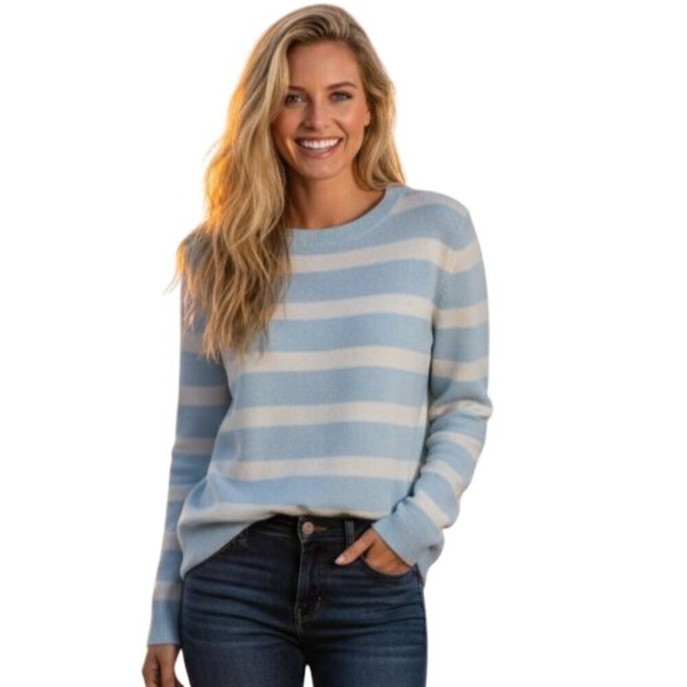Banana Republic Lightweight 100% Cashmere Crewneck Sweater Quiet Luxury Size XL